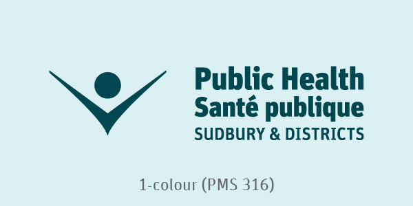 Public Health Sudbury & Districts logo in its 1-colour version (PMS 316).