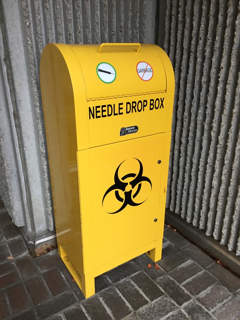 Public Health Sudbury & Districts Safe needle disposal