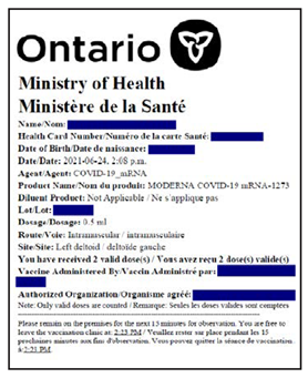 Service De Sante Publique De Sudbury Et Du District Proof Of Vaccination Clinic