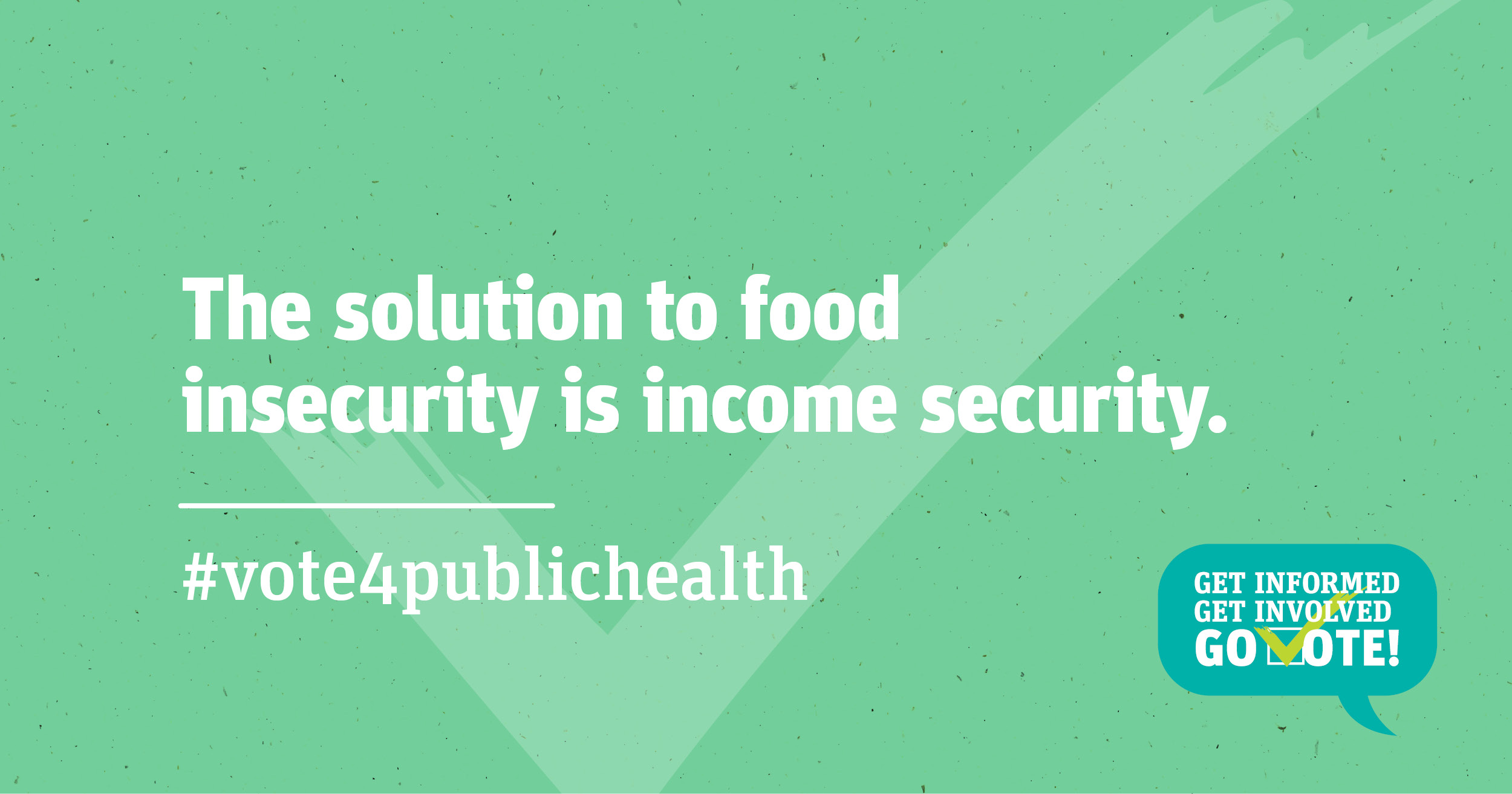 The solution to food insecurity is income security.