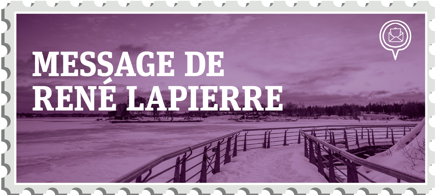 Message de René Lapierre